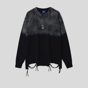 Zayden Washed Ombre Necklace Shirt