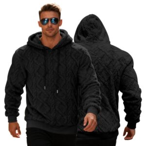 Winter Warm Long-sleeved Pullover- Black