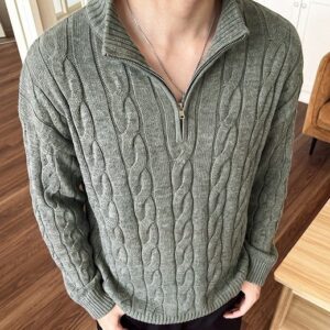 Preston Textured Knit Sweatshirt
