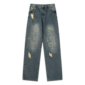 Jaxon Patchwork Ripped Jeans
