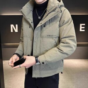 Men's Puffer Jacket - Insulated Warm Winter Coat for Cold Weather